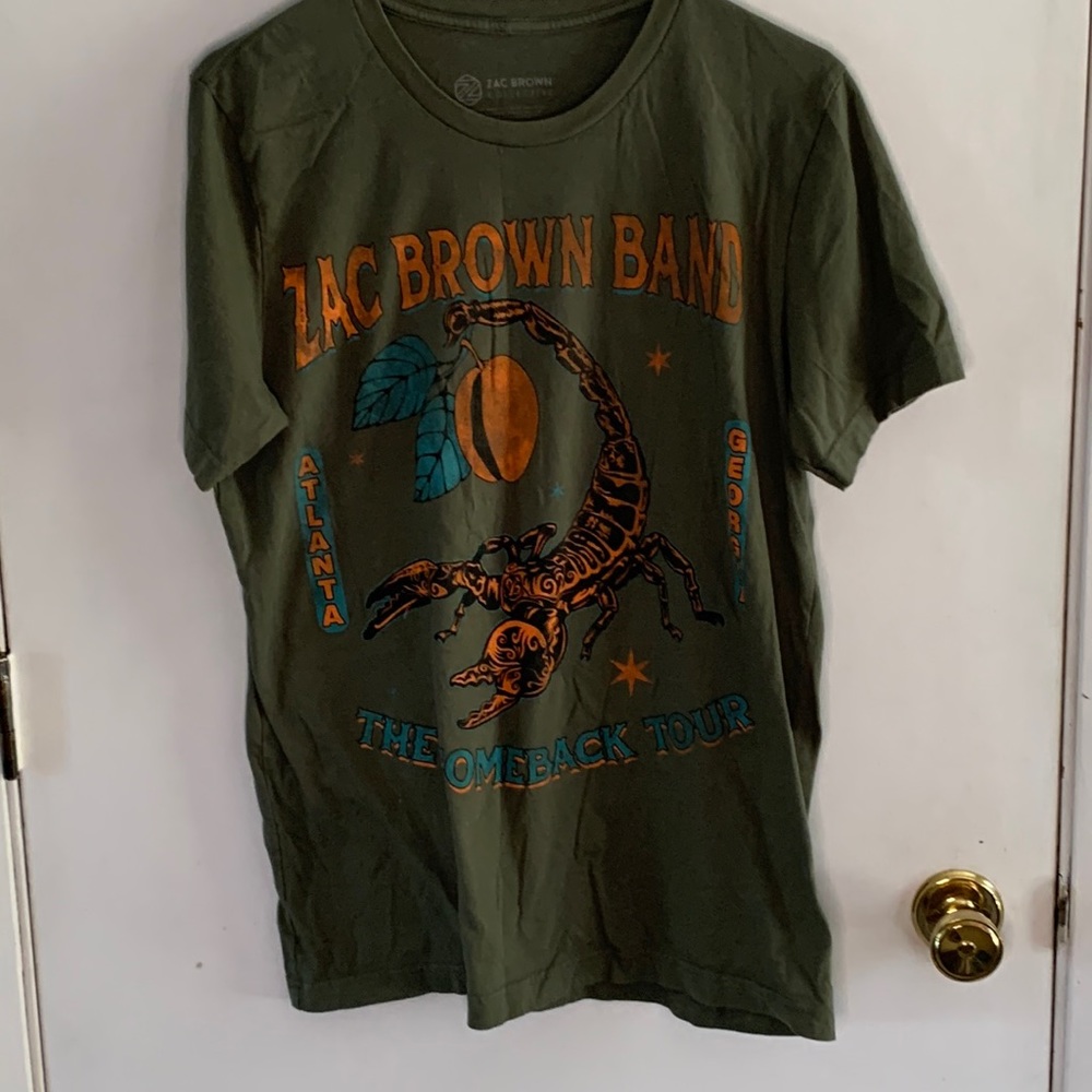 Zac Brown Band Comeback Tour concert t-shirt with scorpion